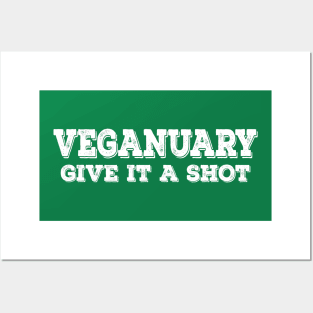 cool Veganuary 2021 Posters and Art